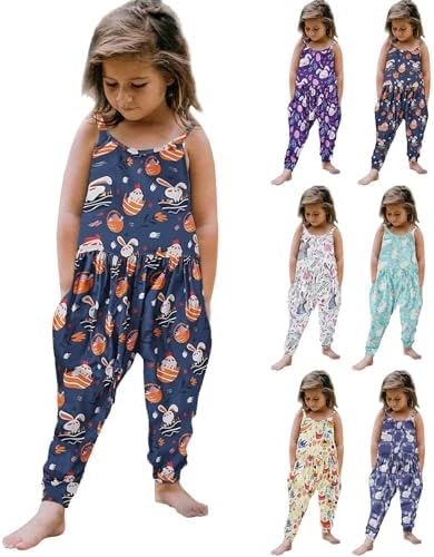 Ultimate Toddler Girls Romper with Backless Harem Halter Design
