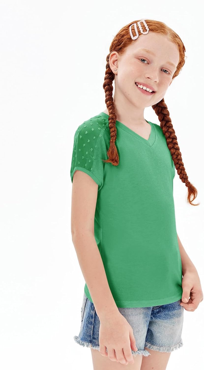 Comfortable V-Neck T-Shirt for Girls