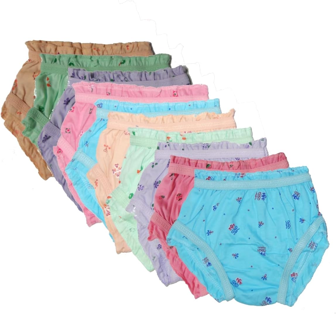 New Day Baby Girls Cotton Panties Pack of Ten