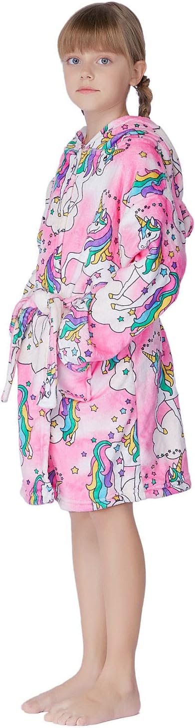 Soft Girl Bathrobe Hoodie for Girls and Boys