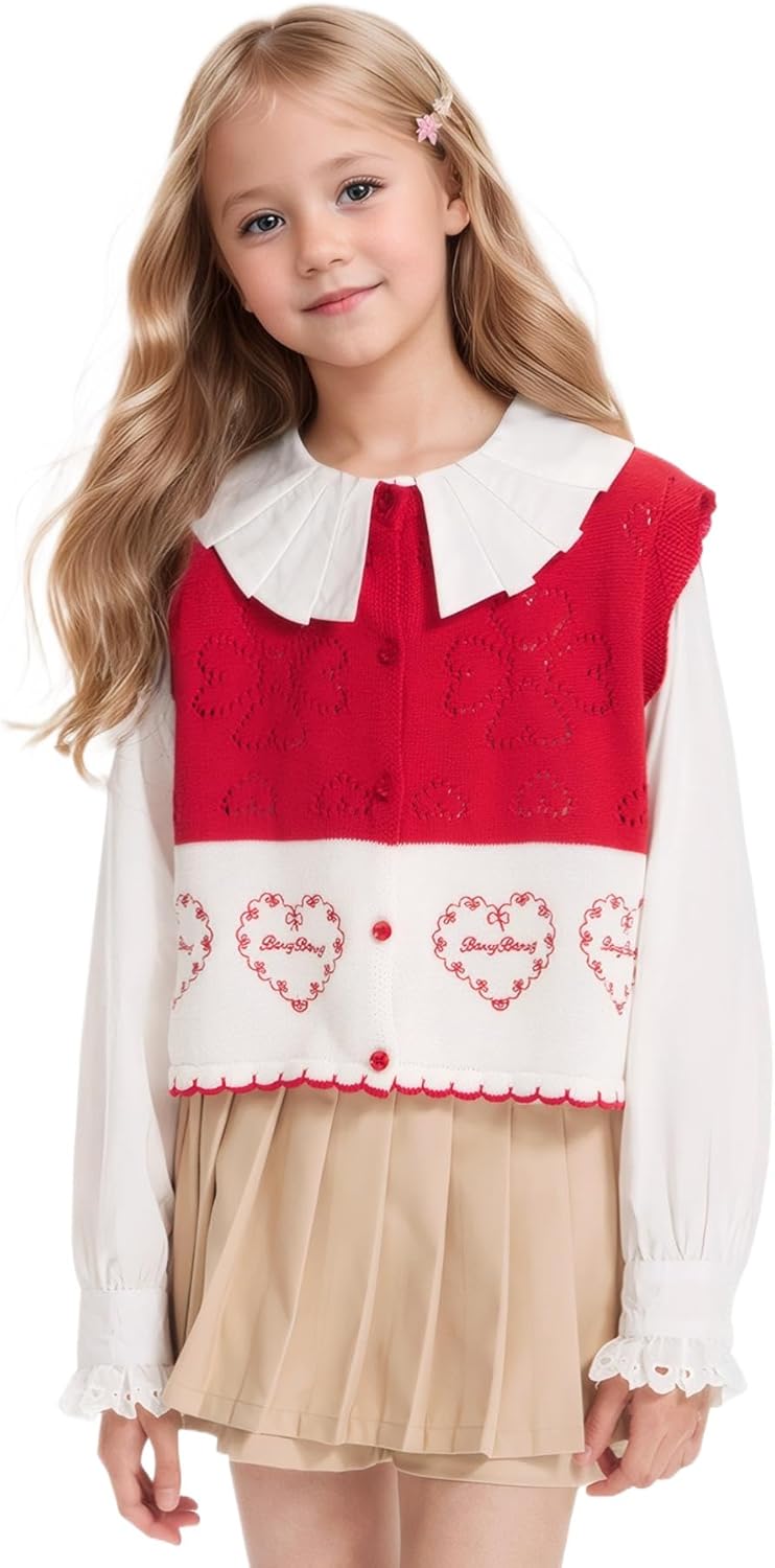 Adorable Flower Print Knit Perfect Layering Piece for Fashionable Outfits