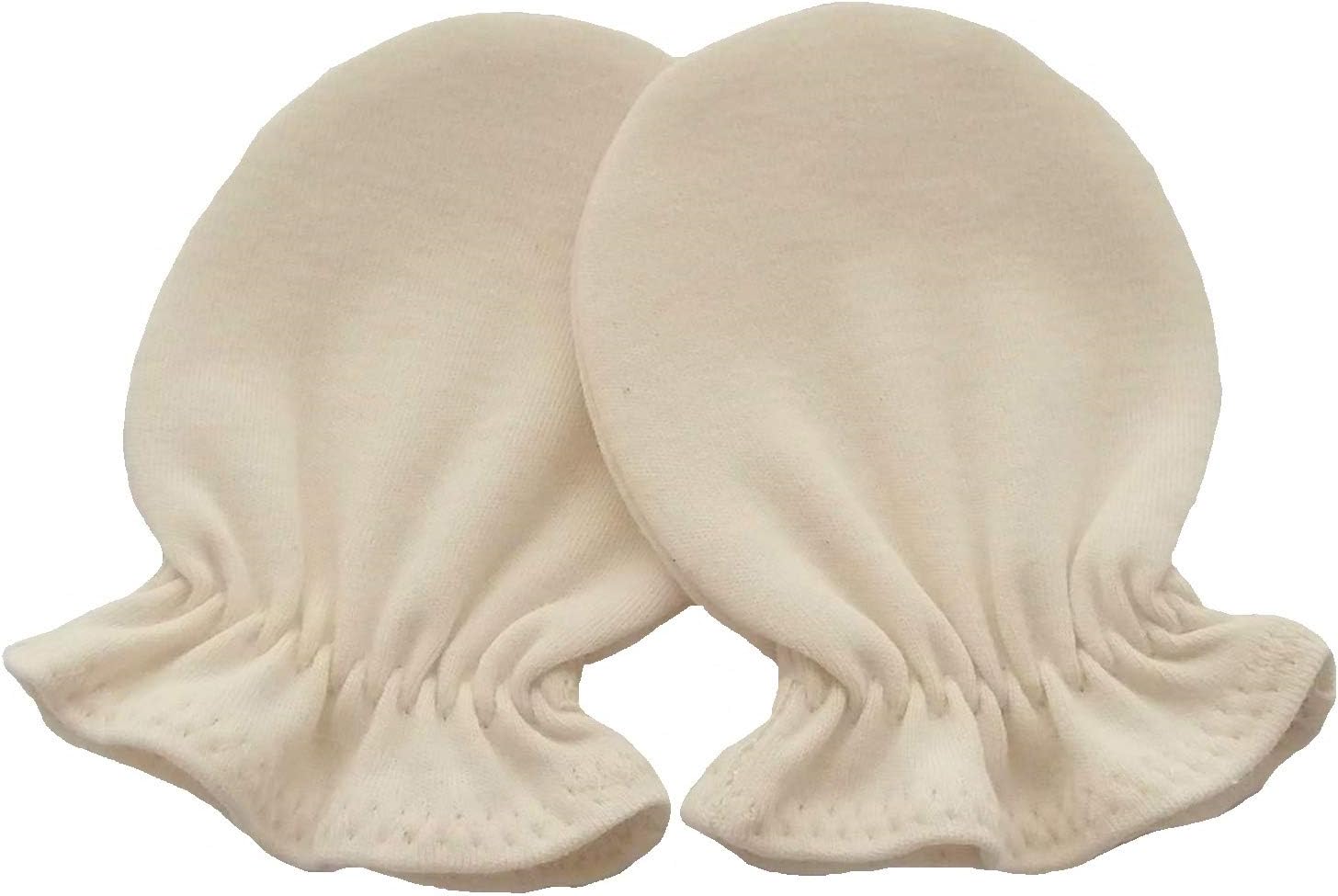 Heartfelt Handmade Cotton Gloves for New Baby