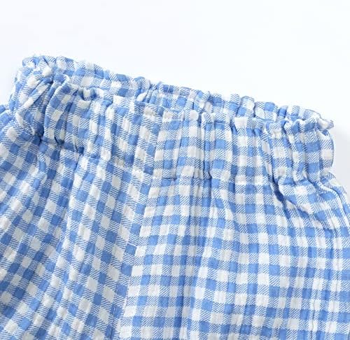 Cute summer cotton and linen shorts for babies and kids