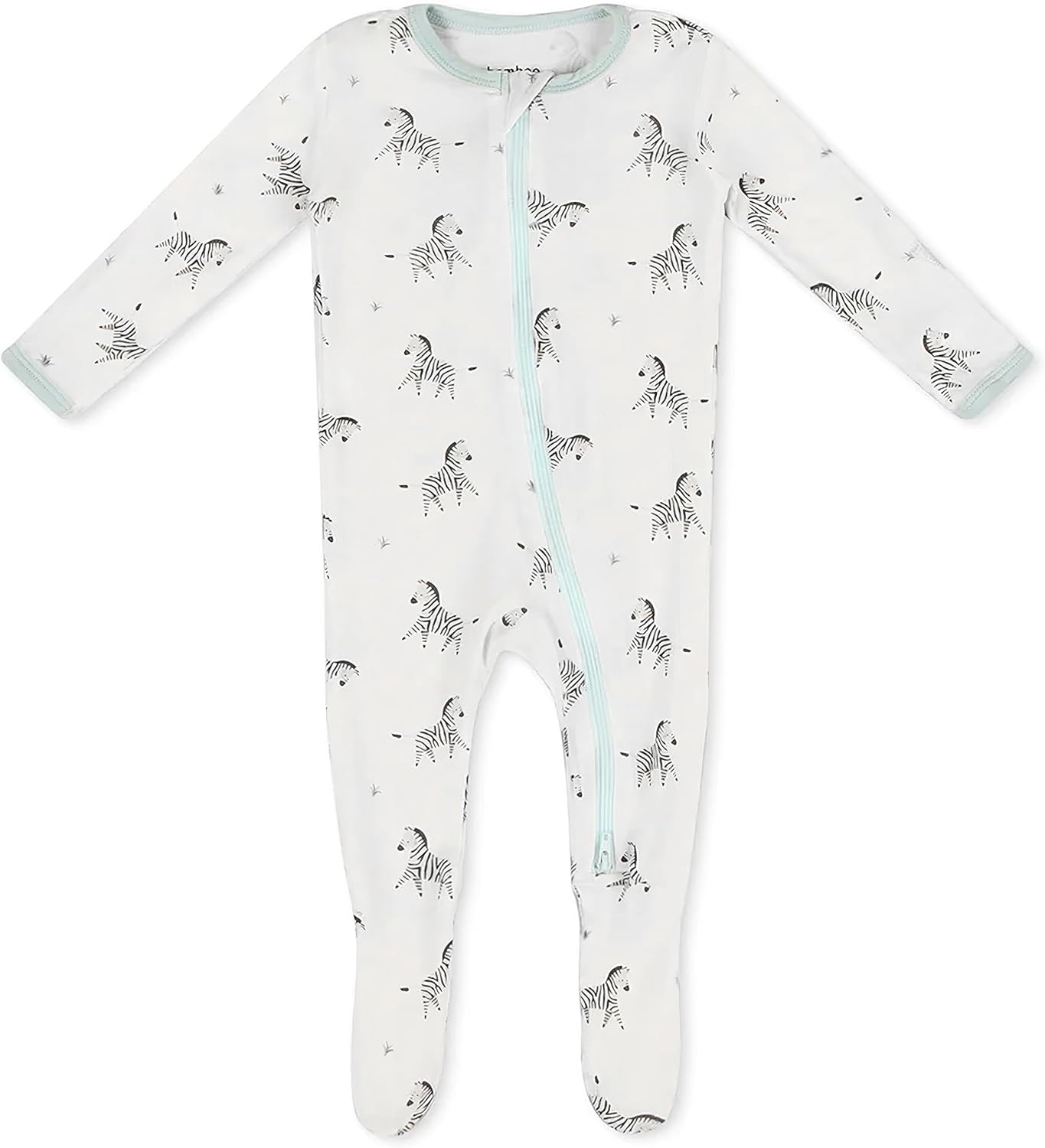 Bamboo Little Soft Baby Footie Pajama Set for 0-24 Months