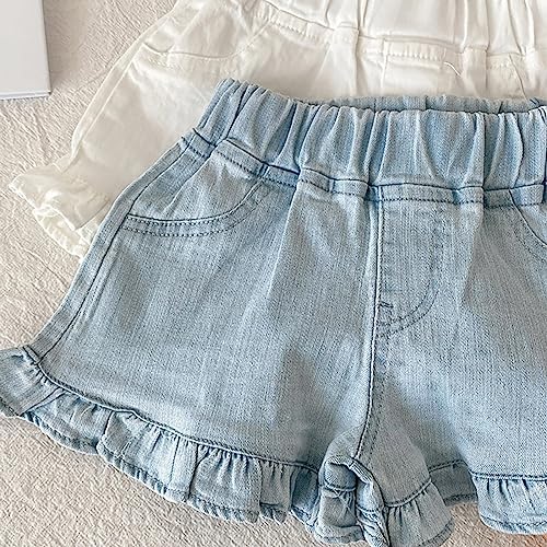 Fireardy Toddler Boys Denim Elastic Waist Shorts