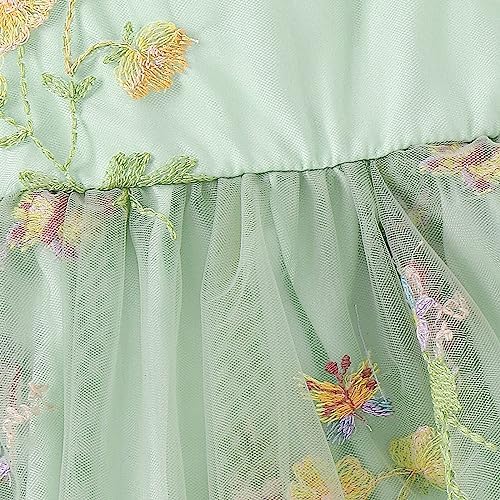 Floral Embroidery Baby Romper Dress Daily Wear Princess