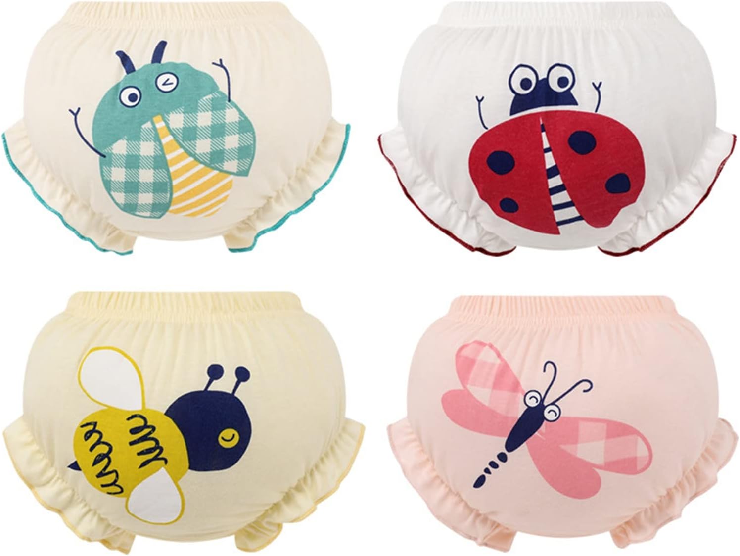 Yellow Soft Cotton Toddler Bloomers