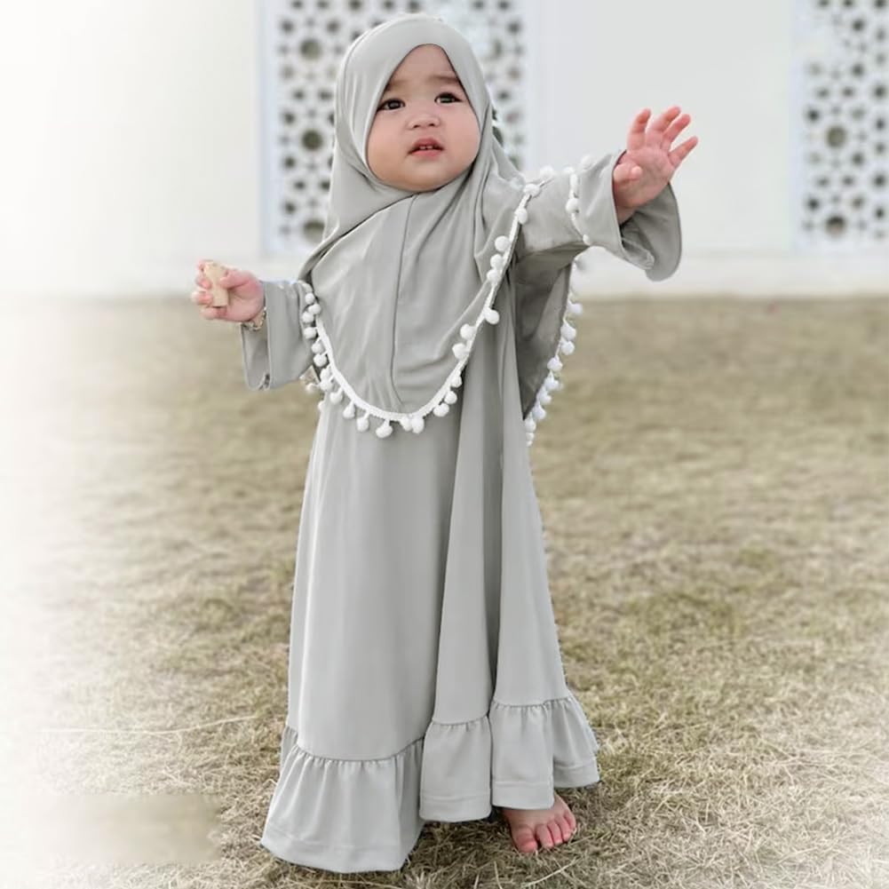 Baby Girls Pray-Worthy Abaya Dress