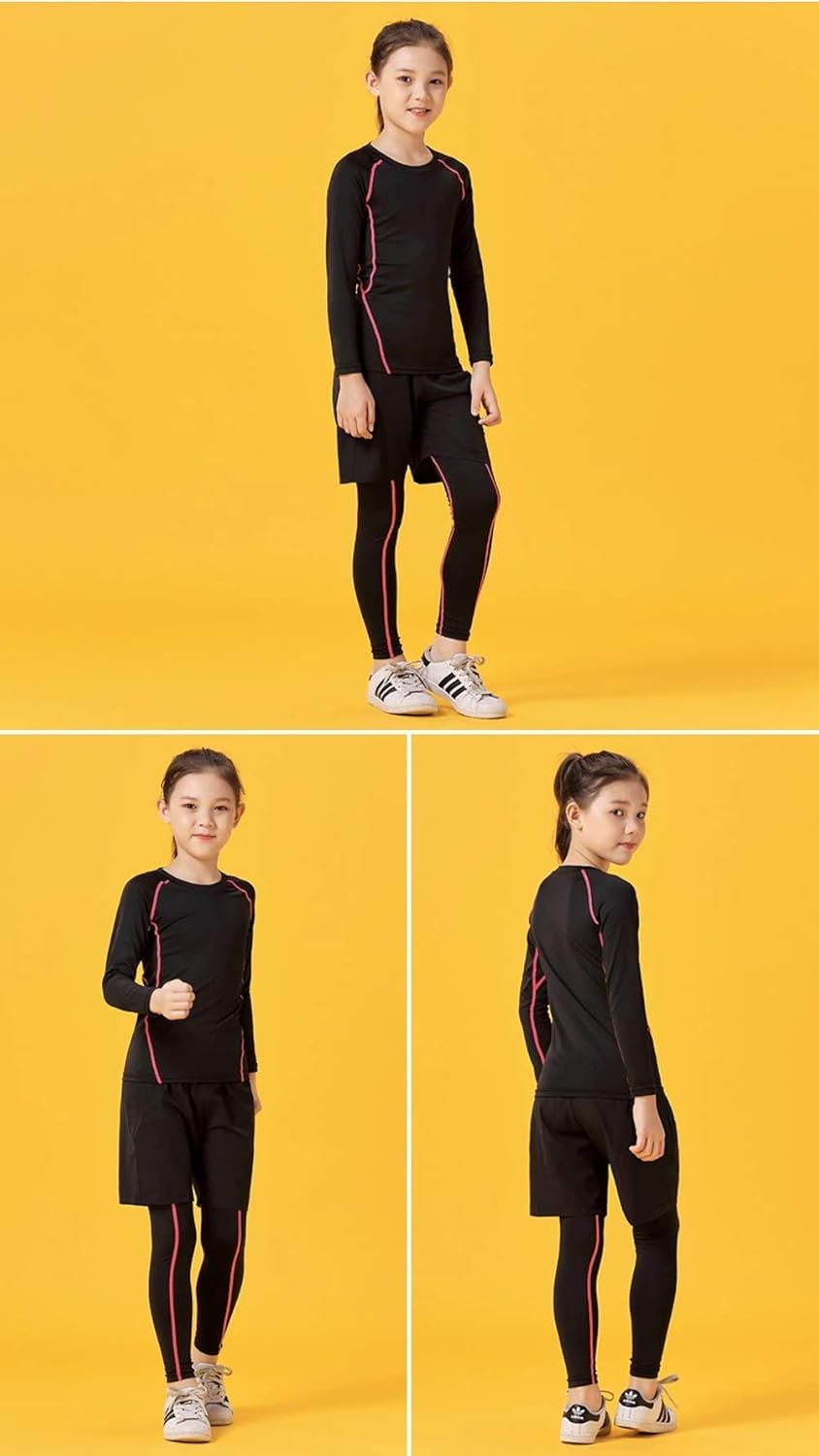 Lightweight Compression Set for Boys Girls