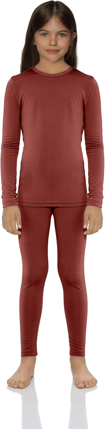 Comfortable Thermal Pajama Set for Girls - Warm Stylish