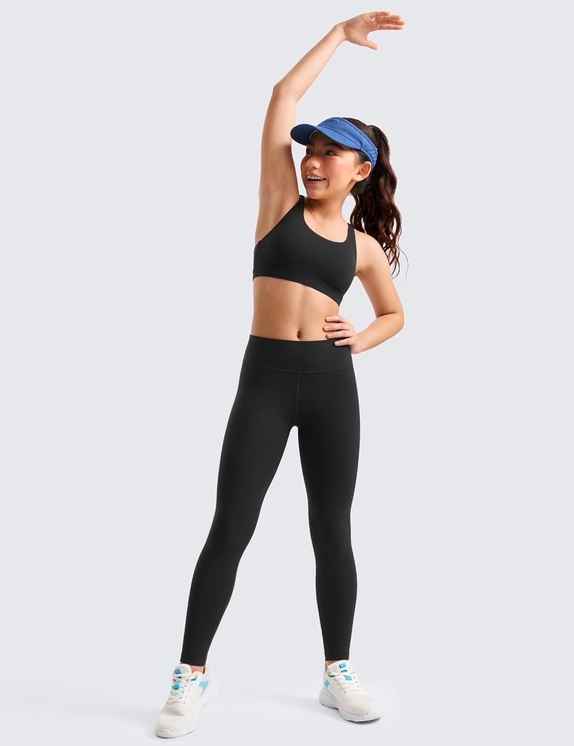 CRZ YOGA Girls - Full Length Athletic Painted Butterluxe