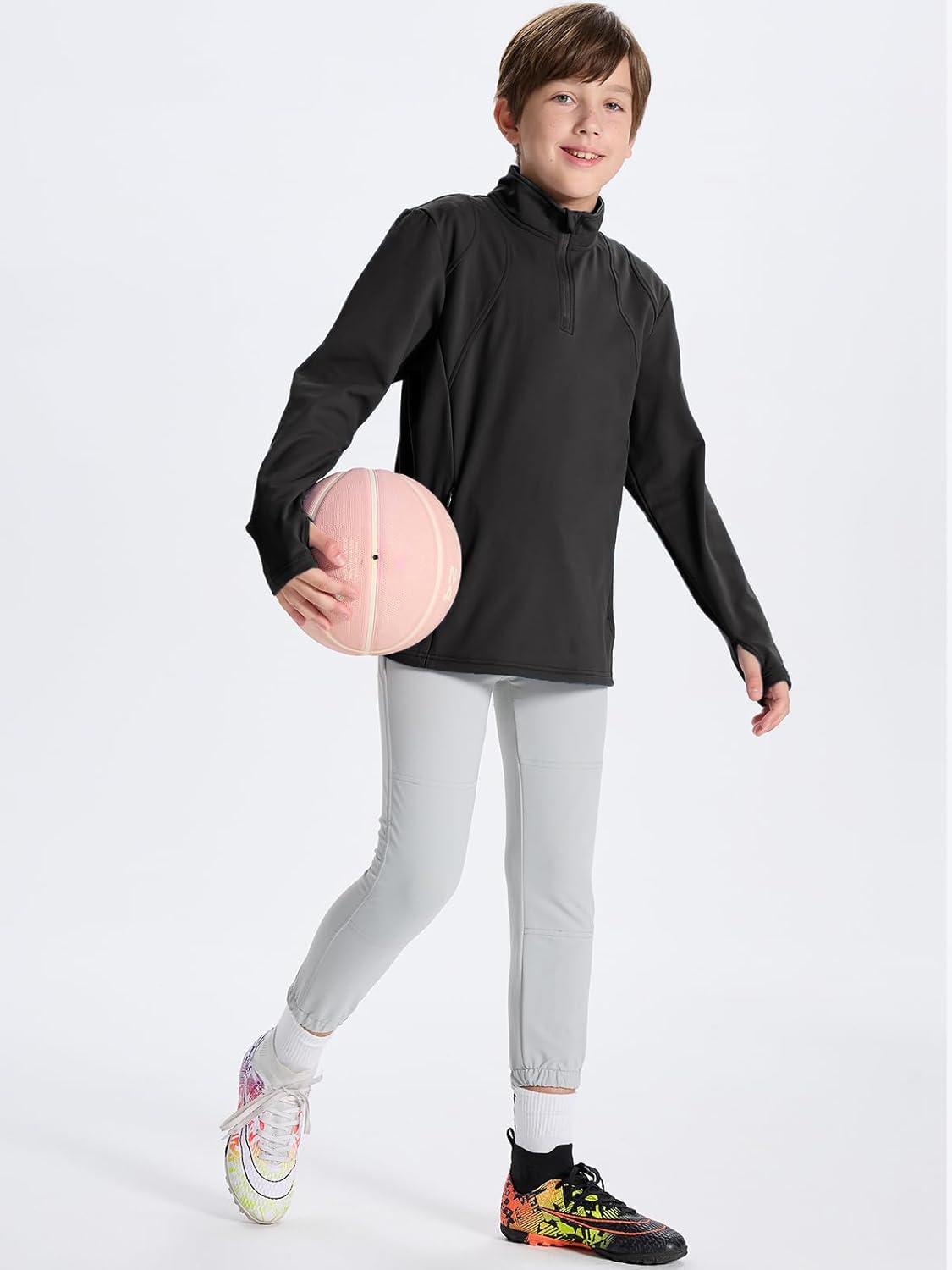 Warm Fleece Jacket for Kids Girls - Cute Horse Sweater