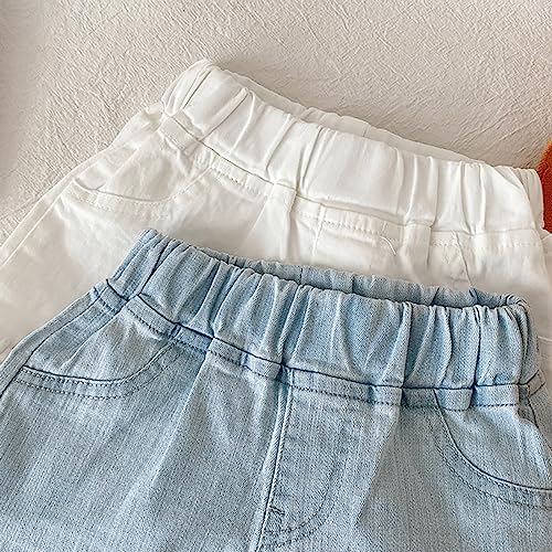 Fireardy Toddler Boys Denim Elastic Waist Shorts