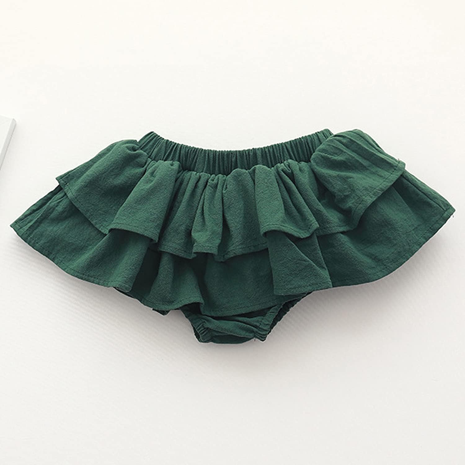 3PC EISHOW Floral Ruffle Cotton Bloomers
