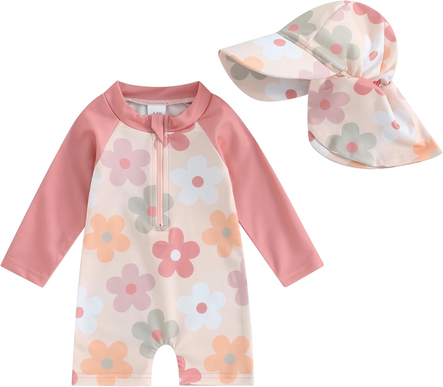 Bath Time Bijoux Toddler rash guard with zipper