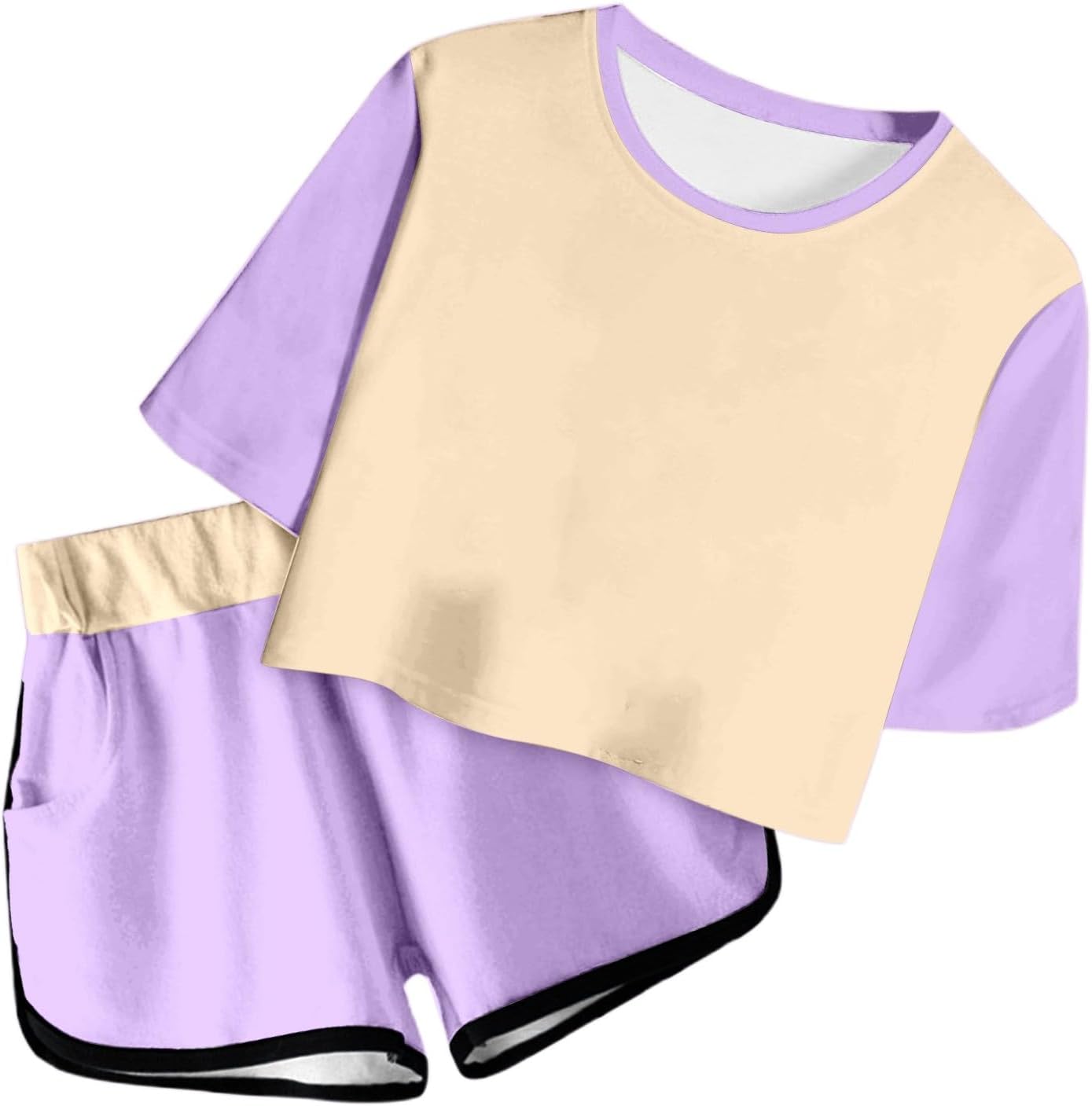 Versatile Summer Outfit Set for Girls 4-14