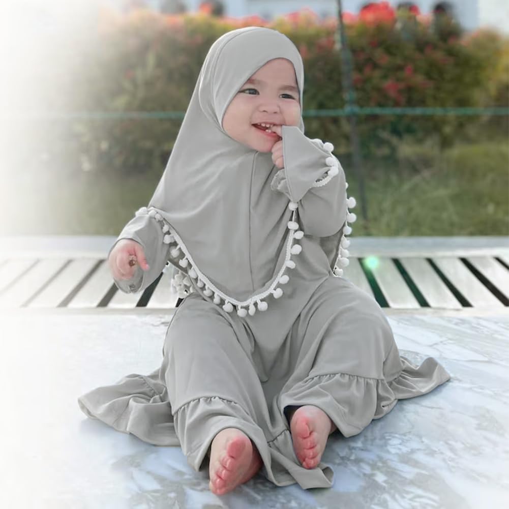 Baby Girls Pray-Worthy Abaya Dress