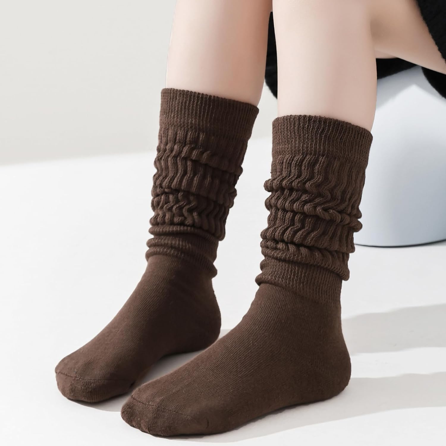 Mini Angel Slouch Socks for Girls Soft Warm Stylish 23 Pairs