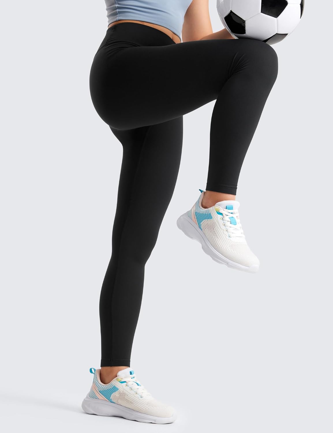 CRZ YOGA Girls - Full Length Athletic Painted Butterluxe
