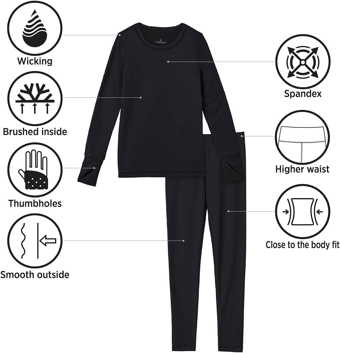 Stay Cozy in the Cold with Our Girls Thermal Set