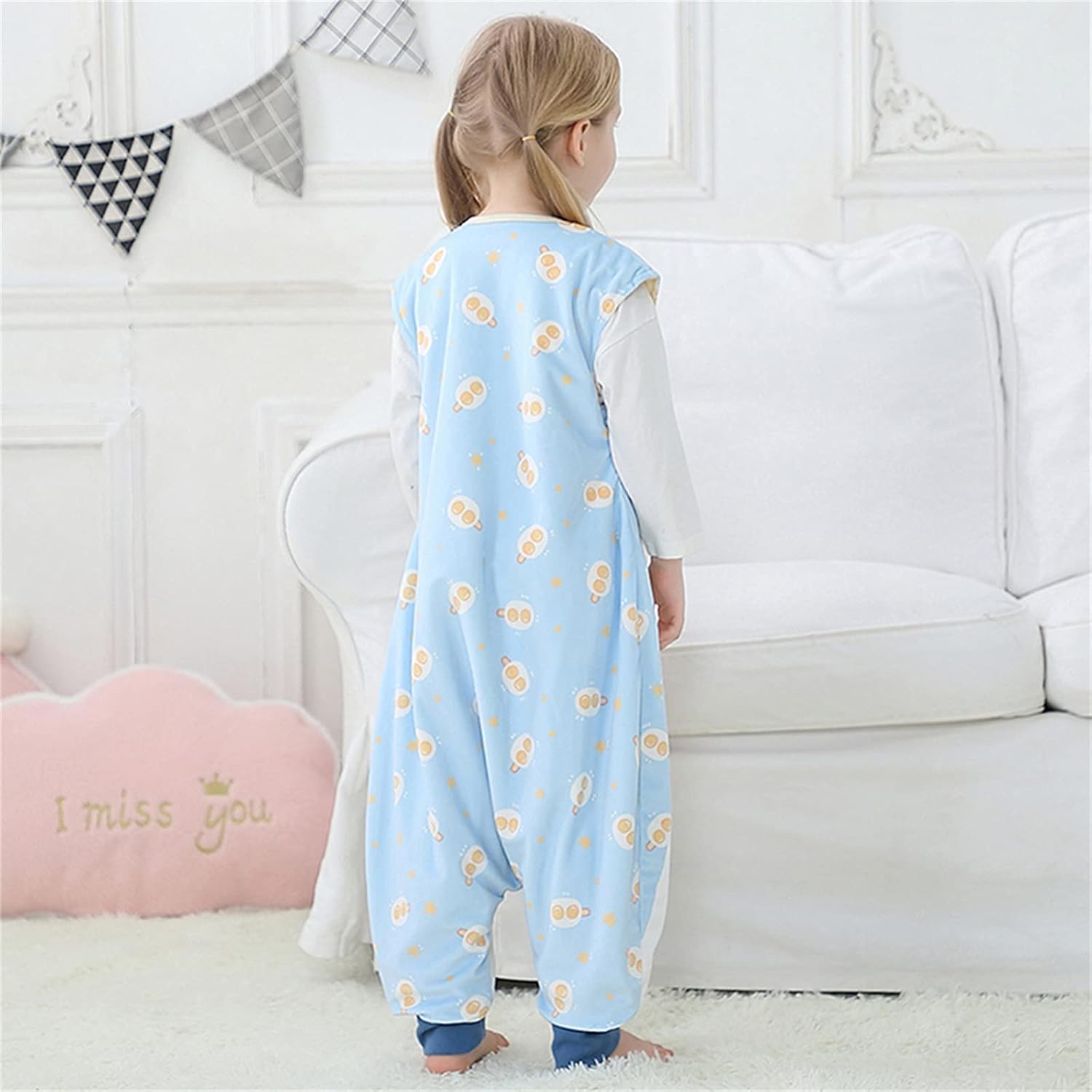 EnJoCho Cartoon Character Toddler Young Girl er Light Blue