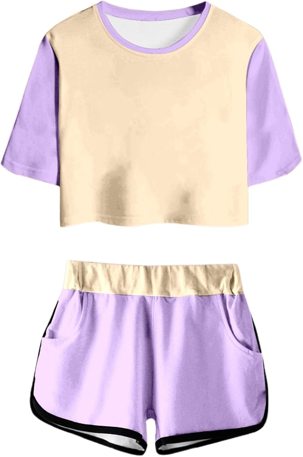 Versatile Summer Outfit Set for Girls 4-14