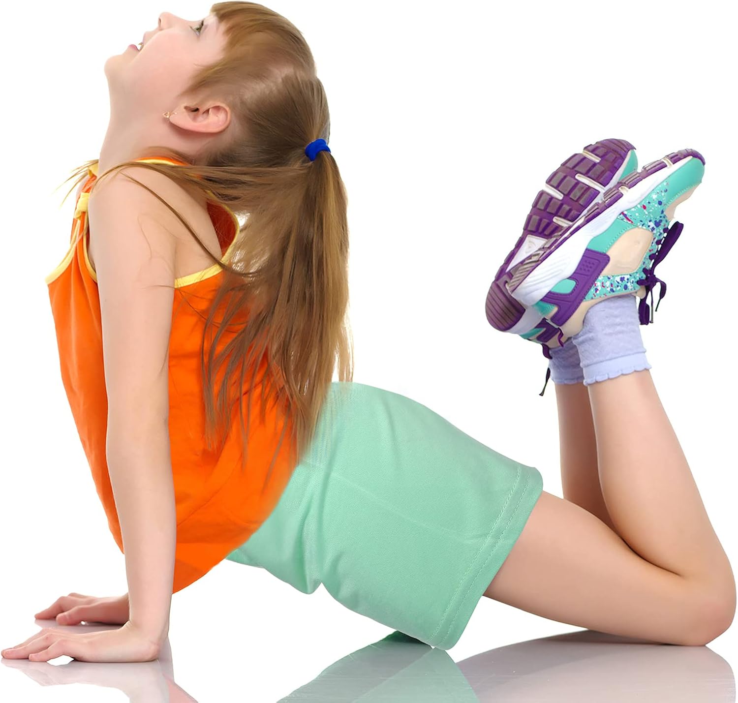 Boyiee 8 Pack Dance Shorts for Girls Toddlers