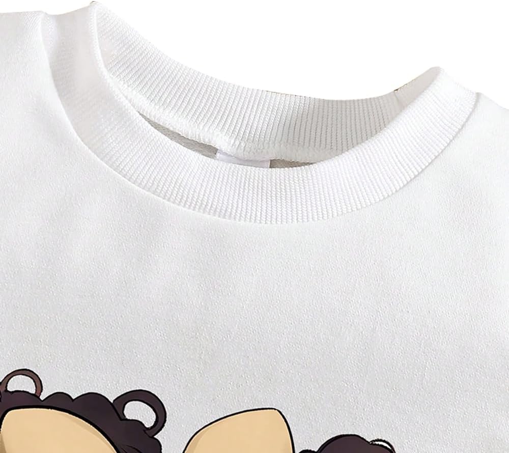 Nivne TCO Toddler Girls Humourous Graphic Print Fian Set