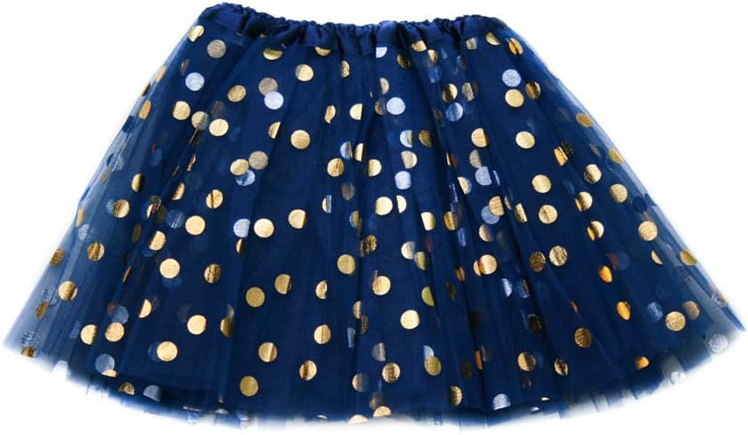 Gold Polka Dot Torte Skirt for Babies
