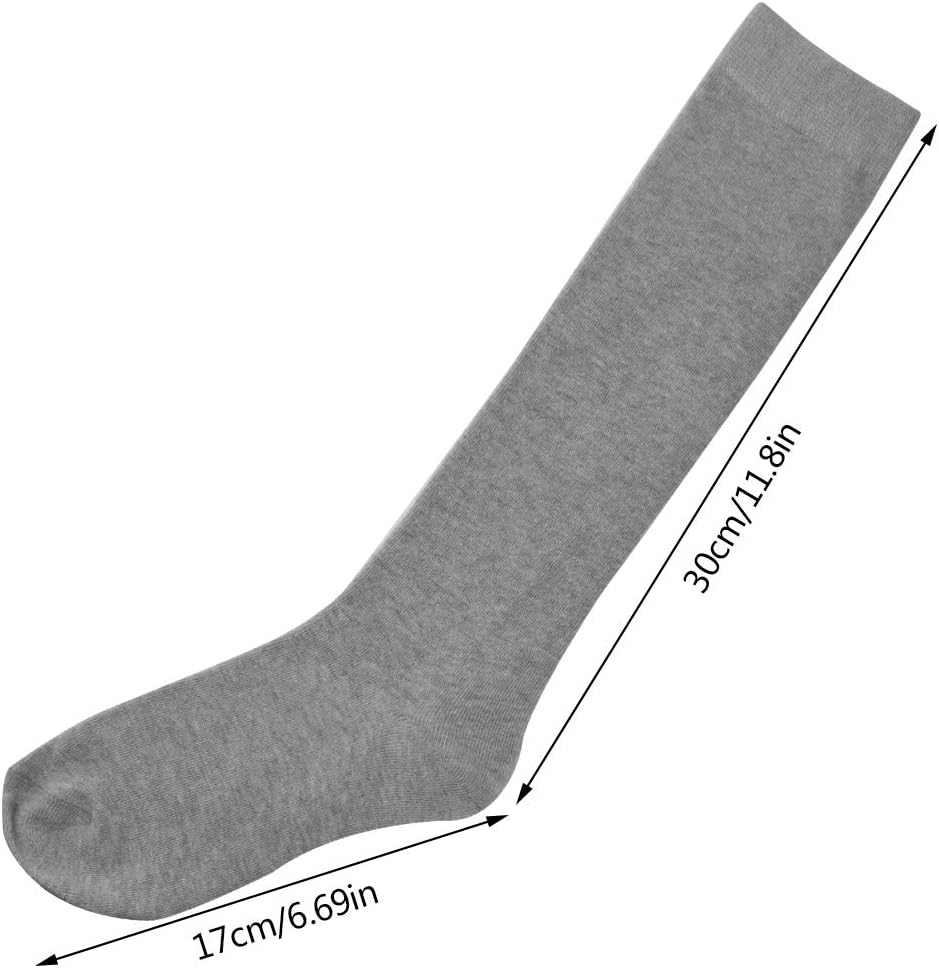 High-Quality School Uniform Cotton Knee-High Socks