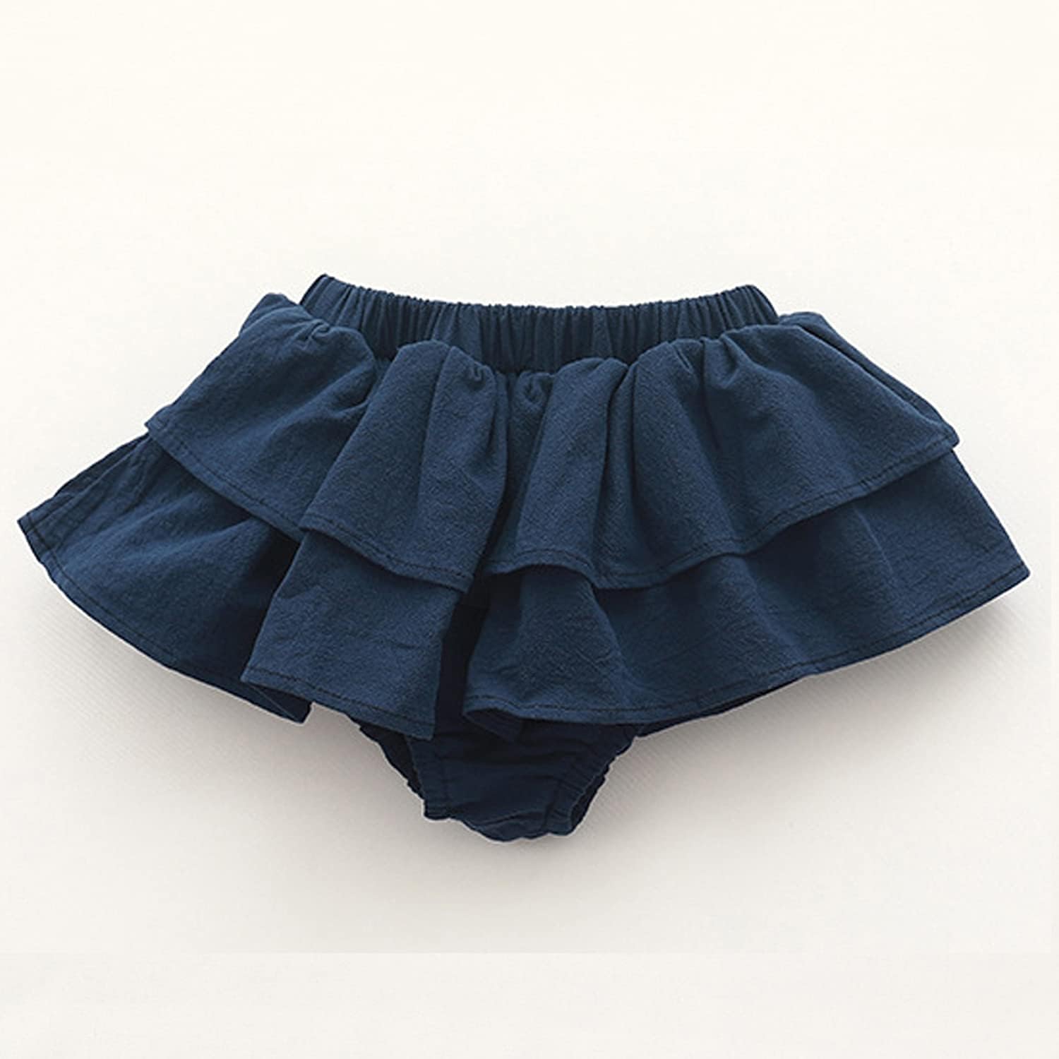 3PC EISHOW Floral Ruffle Cotton Bloomers