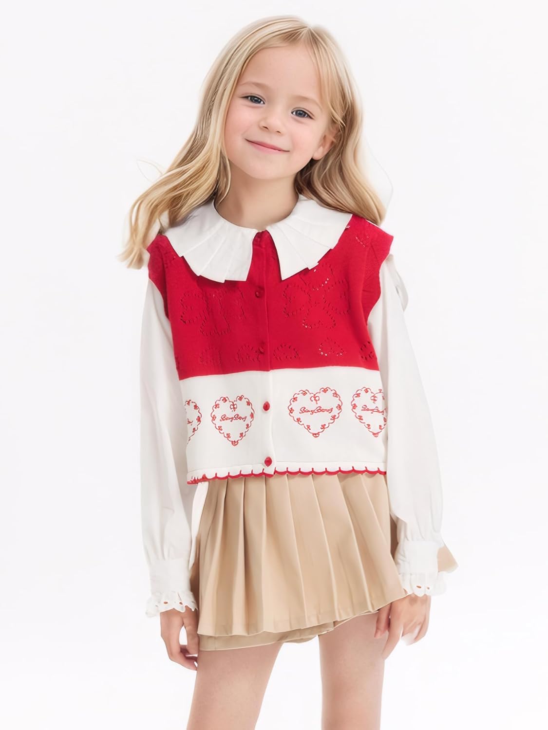 Adorable Flower Print Knit Perfect Layering Piece for Fashionable Outfits