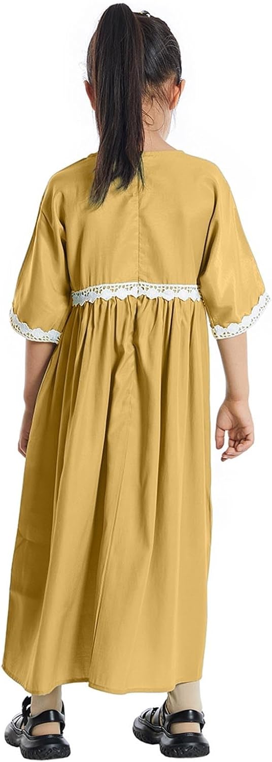 Beessbest Kids Girls Short Sleeve Abaya Over HYBRID TENSIO