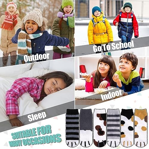 Fuzzy Non-Slip Socks for Kids - Cozy Gift Perfect