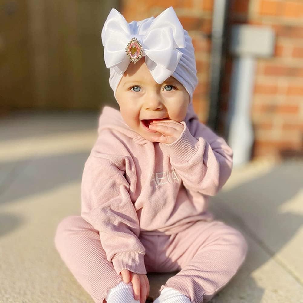 eubuy baby turban hat red