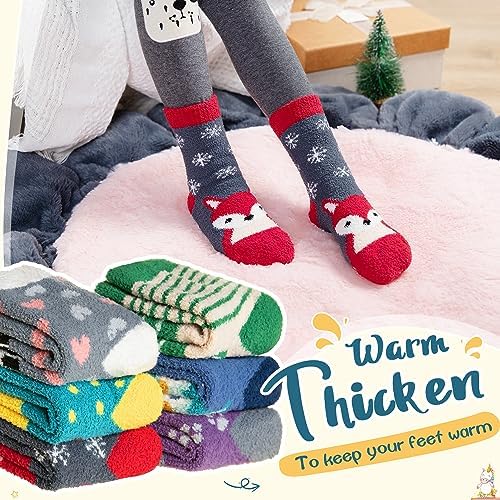Eyean Kids Cozy Fuzzy Slipper Socks