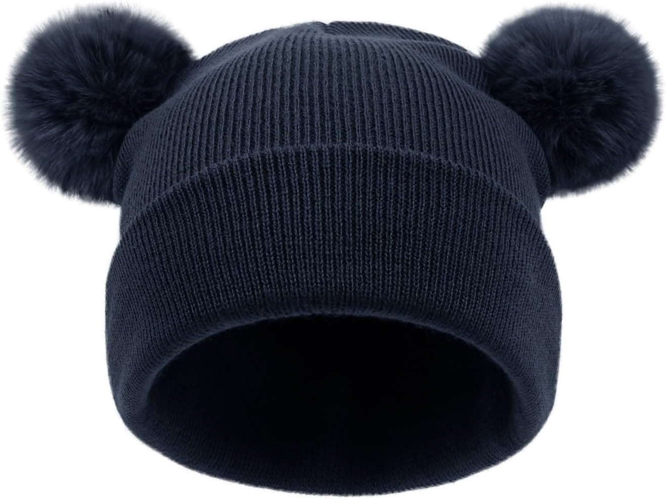 Soft Warm Unisex Newborn Beanie with Ear Covers for Christmas