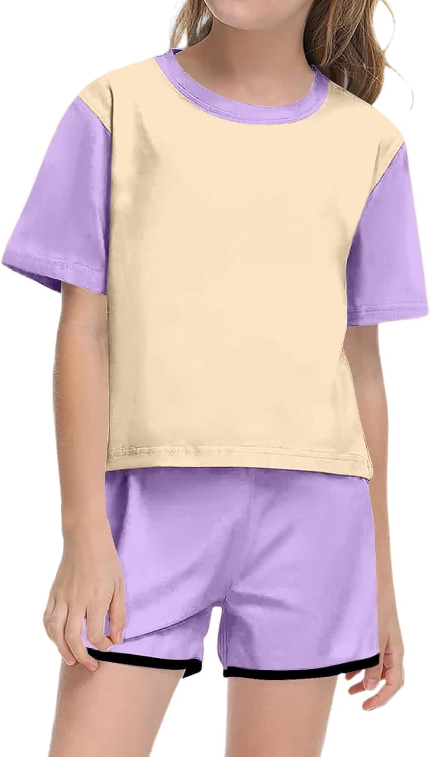 Versatile Summer Outfit Set for Girls 4-14