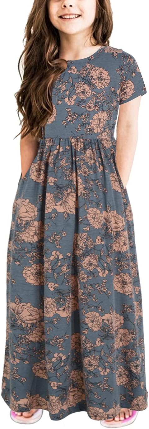 Floral Print Dress with Pockets
