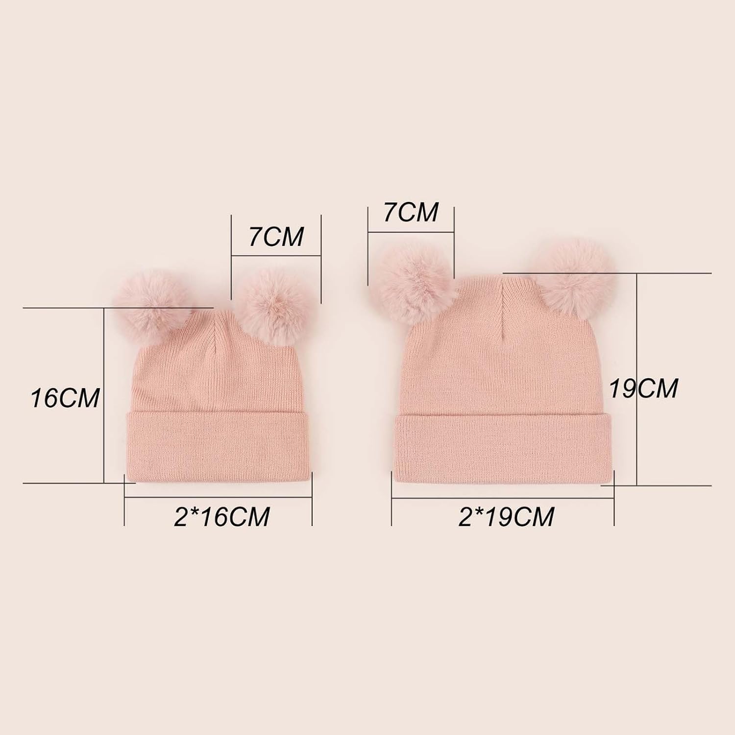 Soft Warm Unisex Newborn Beanie with Ear Covers for Christmas