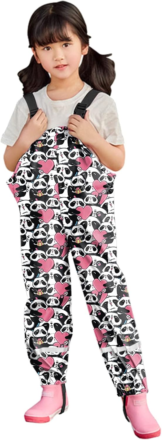 Kids Toddler Rain Pants with Reflective Strips