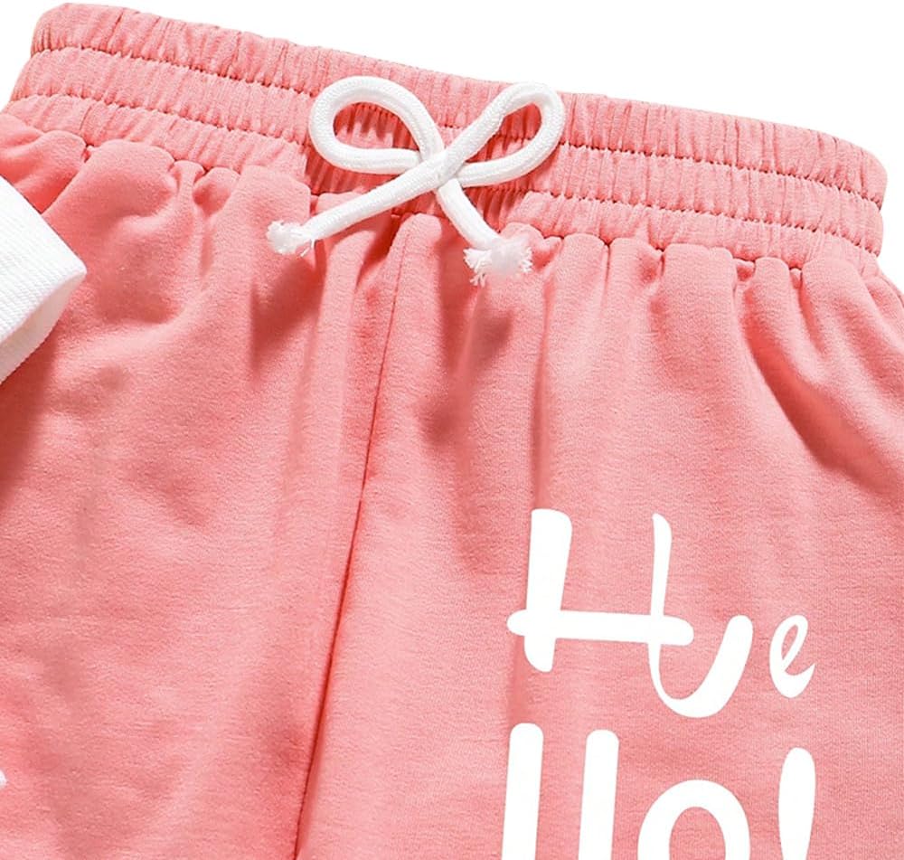 Nivne Tco - Little girls Cartoon Round Neck Set