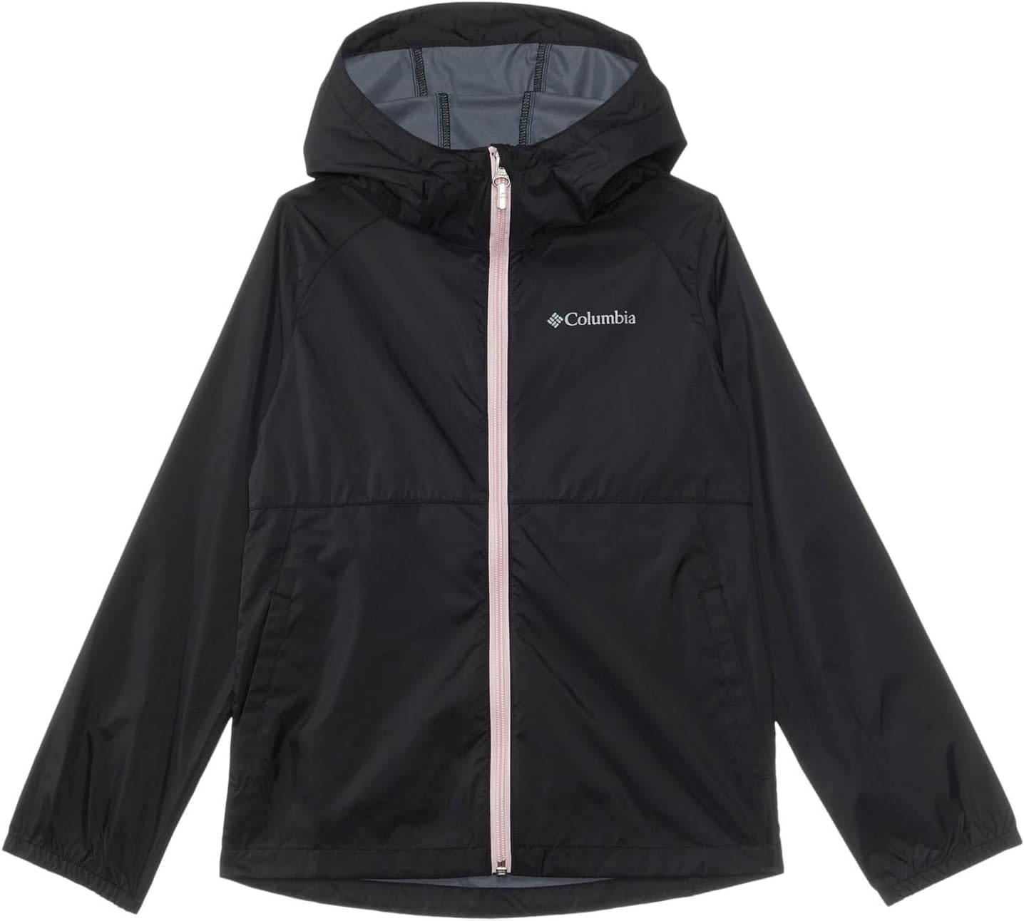 Columbia Youth Girls Switchback II Rain Jacket Black Large