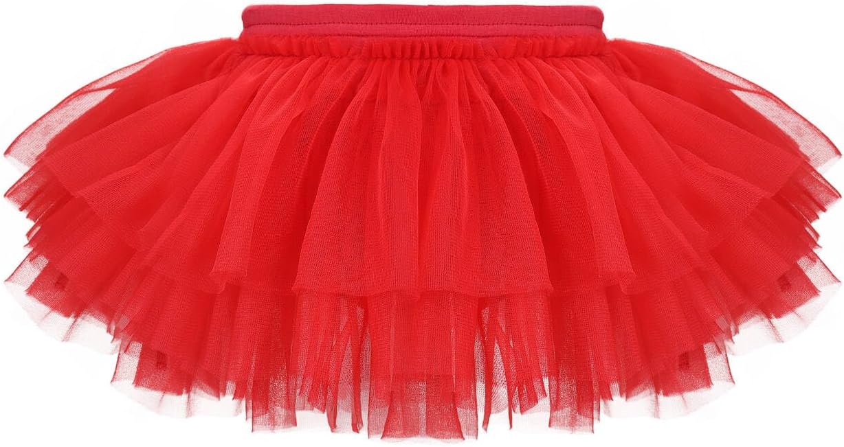 Fluffy Tutu Skirt for Toddler with Diaper Cover