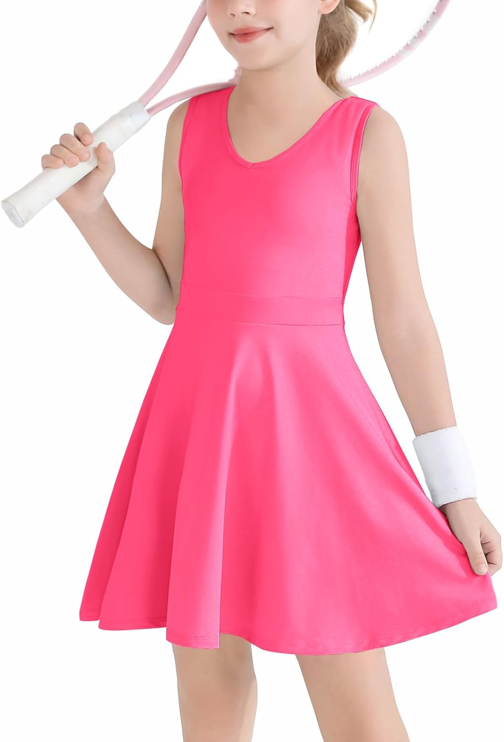 Haloumoning Girls Tennis Golf Dress - Comfortable Stylish for Active Kids