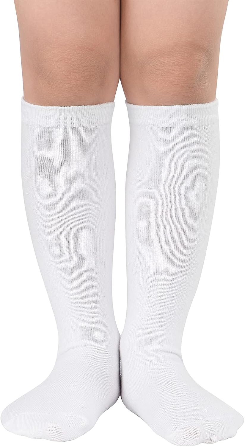 American Trends Kids Child Athletic Socks Striped Knee High Tube