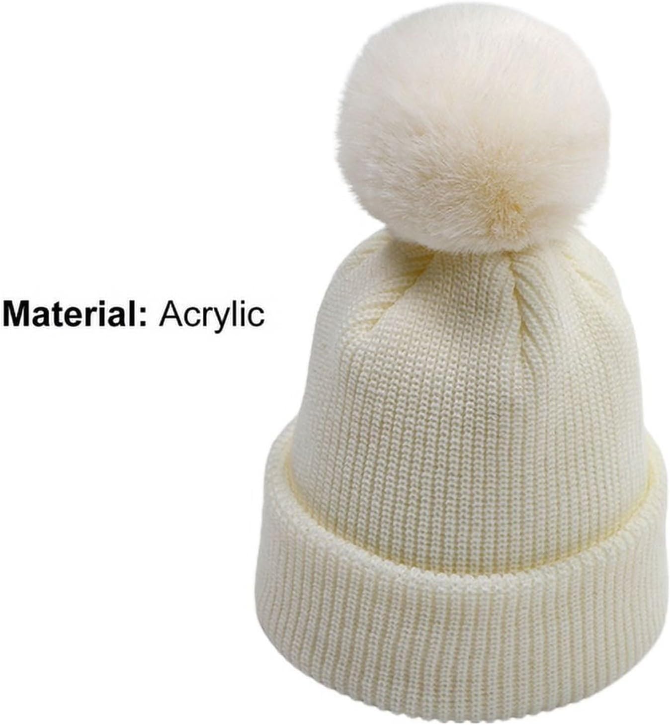 Cotton Infant Knitted Beanie Synthetic Windproof