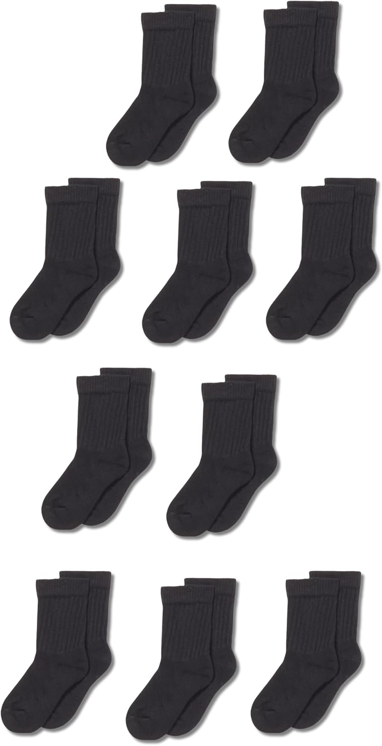 Amazon Essentials Kids Calf Socks 10 Pairs