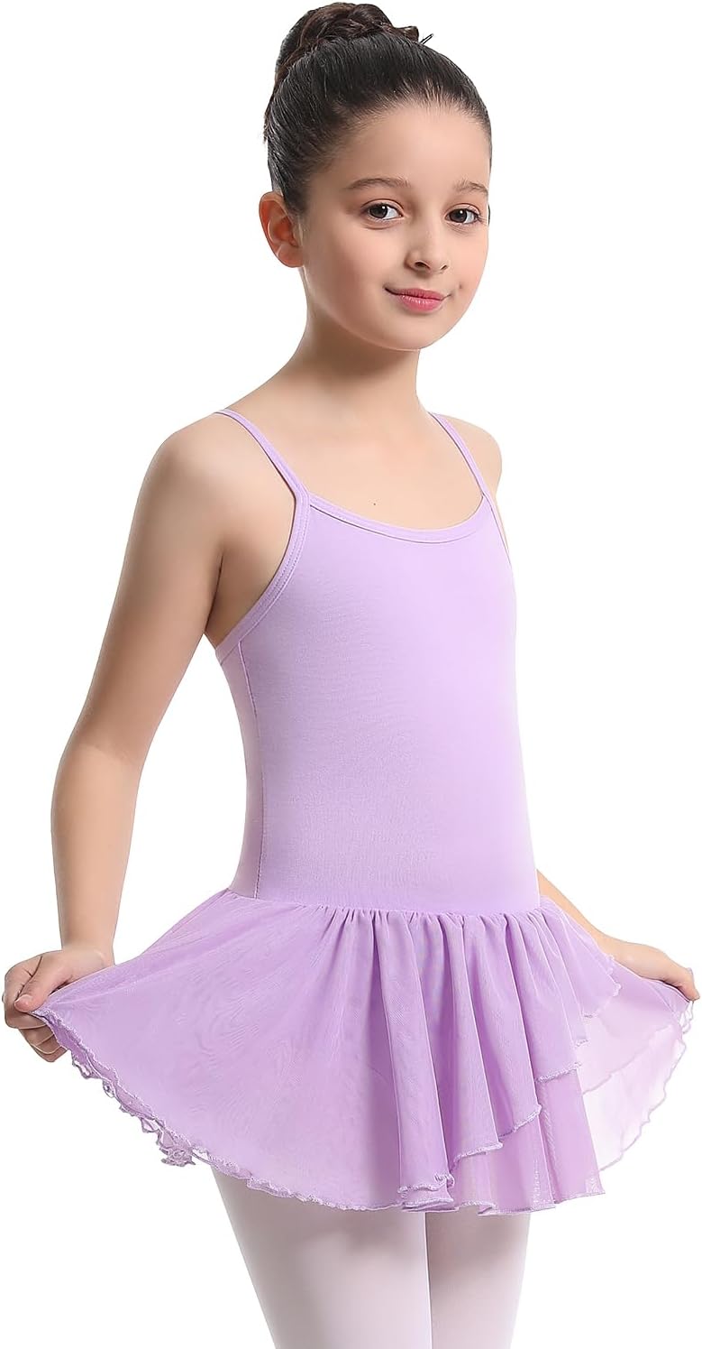 Ballet and Tutu Skirt Leotards for Toddlers with Ruffle Sleeves