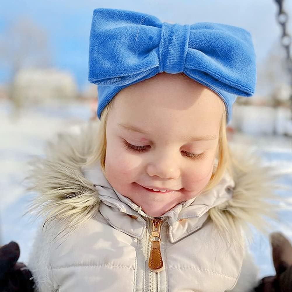 EUBUY Baby Turban Hat Soft Stylish Headwear for Girls 0-48 Months
